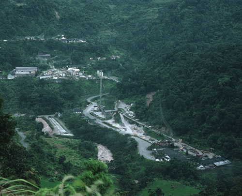 Aerial View of Pongkor Gold Mine