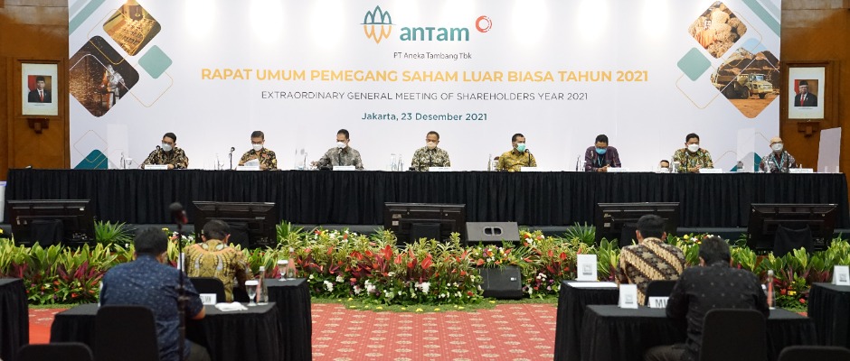 ANTAM Conducts Extraordinary General Meeting of Shareholders Year 2021