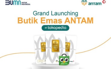 Butik Emas ANTAM Official Hadir di Tokopedia