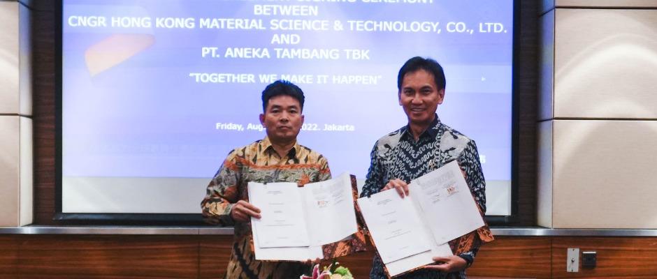 Deepening International Cooperation Comprehensively, CNGR Signed a Strategic Cooperation Agreement with ANTAM, an Indonesian State-Owned Enterprise