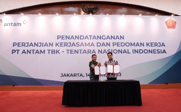 The Synergy Between ANTAM With TNI and Polri in Improving Security Aspect Within the Company Operational Area