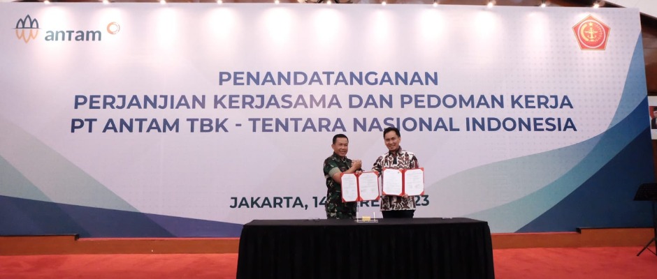 The Synergy Between ANTAM With TNI and Polri in Improving Security Aspect Within the Company Operational Area